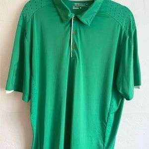 Nike Men's Polo Shirt in Vibrant Green
